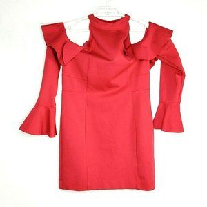 New Free People Sz L Sweet Talk Off Shoulder Mini